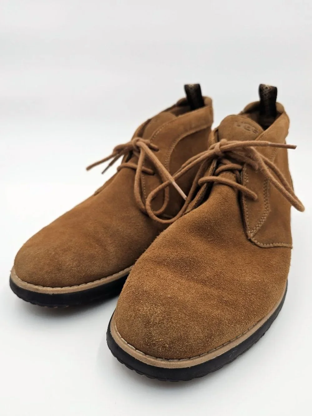UGG Union Chukka Suede Lace Up Chukka Boots Chestnut 1120984 Men’s Size 11